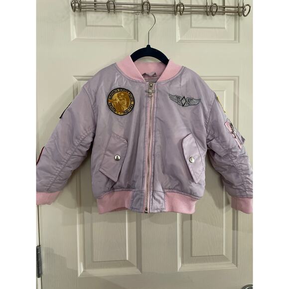 Up and Away Top Gun pink bomber jacket